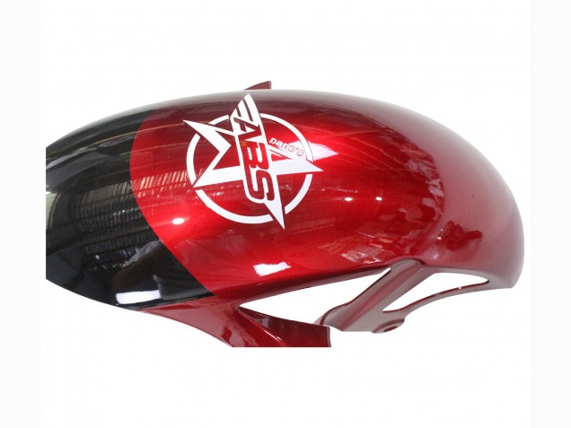 Carenados Moto Yamaha YZF 600 R6 2017-2023 - Blanco Rojo Negro Baratos