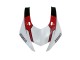 Carenados Moto Yamaha YZF 600 R6 2017-2023 - Blanco Rojo Negro Semakin Didepan Baratos