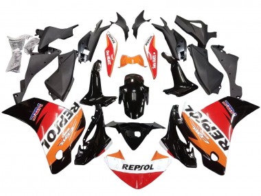 Carenados Moto Honda CBR250RR 2011-2015 - Naranja Blanco Rojo Negro Lustroso HRC Repsol Baratos