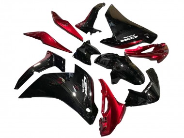 Carenados Moto Honda CBR250RR 2011-2015 - Negro Brillante Rojo Baratos