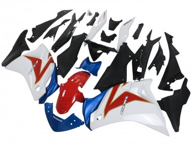 Carenados Moto Honda CBR250RR 2011-2015 - Blanco Rojo Azul Claro Baratos