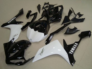Carenados Moto Yamaha YZF R1 2007-2008 - Blanco Negro Baratos
