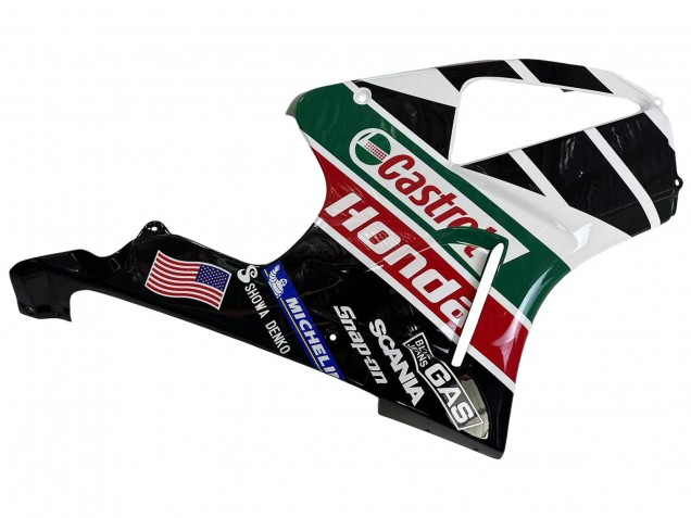 Carenados Moto Honda VTR1000 2000-2006 - Blanco Rojo Verde Negro Brillante Castrol Baratos