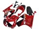 Carenados Moto Honda VTR1000 2000-2006 - Rojo Negro Raya Carrera Baratos