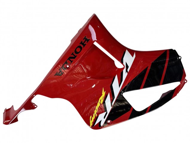 Carenados Moto Honda VTR1000 2000-2006 - Rojo Negro Raya Carrera Baratos