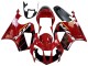 Carenados Moto Honda VTR1000 2000-2006 - Rojo Negro Raya Carrera Baratos