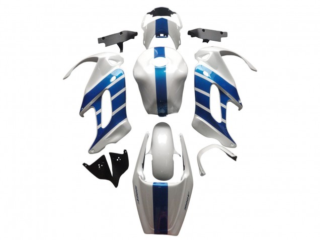 Carenados Moto Honda VTR1000F 1997-2005 - Blanco Azul Baratos