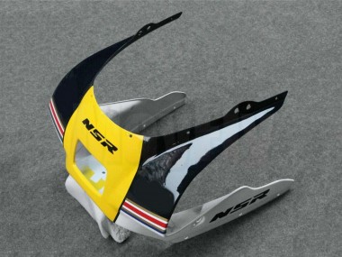 Carenados Moto Honda NSR250R 1988-1989 - Blanco Amarillo Oro Negro Brillante Baratos