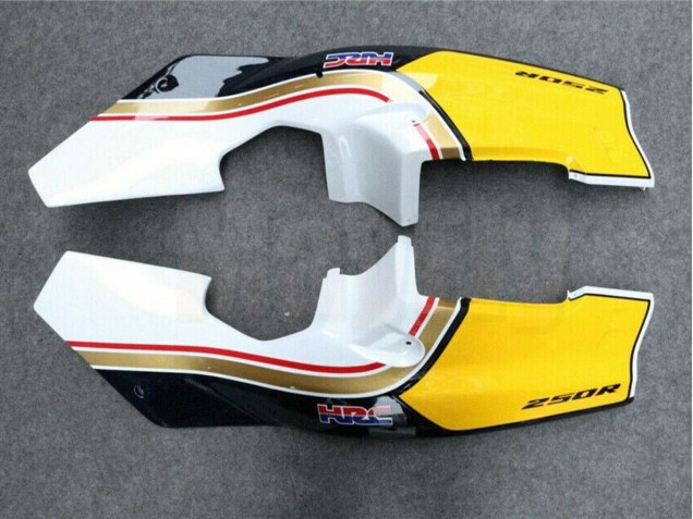 Carenados Moto Honda NSR250R 1988-1989 - Blanco Amarillo Oro Negro Brillante Baratos