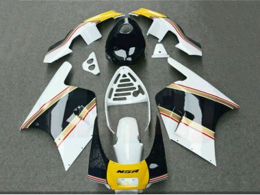 Carenados Moto Honda NSR250R 1988-1989 - Blanco Amarillo Oro Negro Brillante Baratos