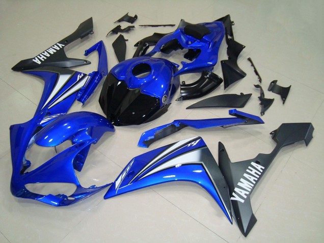 Carenados Moto Yamaha YZF R1 2007-2008 - Azul Blanco Negro Baratos