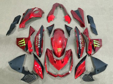 Carenados Moto Kawasaki Z1000 2010-2013 - Rojo Negro Brillante Verde Monstruo Baratos
