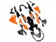 Carenados Moto Kawasaki Z1000 2010-2013 - Naranja Negro Brillante Baratos