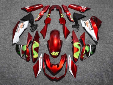 Carenados Moto Kawasaki Z1000 2010-2013 - Rojo Blanco Verde Monstruo 46 Baratos