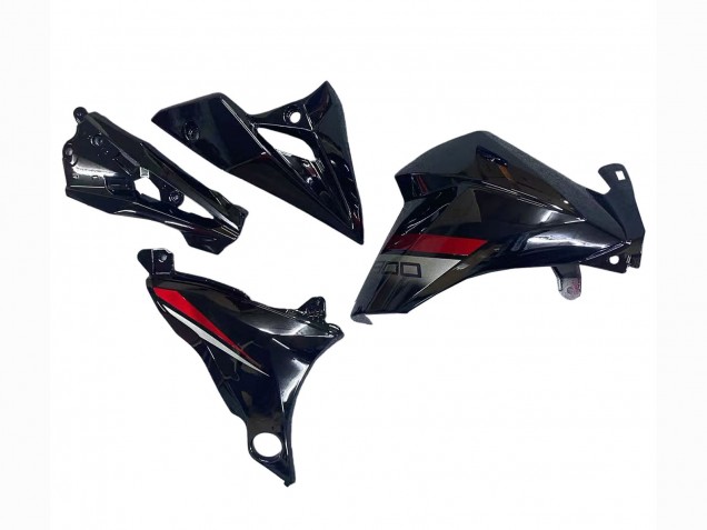 Carenados Moto Kawasaki Z800 2013-2018 - Negro Brillante Rojo Baratos