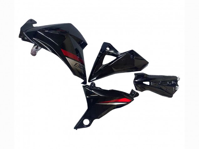 Carenados Moto Kawasaki Z800 2013-2018 - Negro Brillante Rojo Baratos