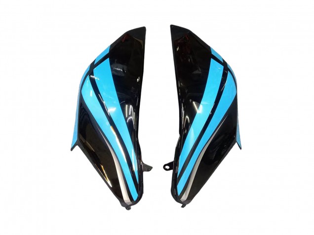 Carenados Moto Kawasaki Z800 2013-2018 - Azul Claro Negro Brillante Baratos