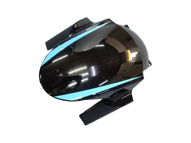 Carenados Moto Kawasaki Z800 2013-2018 - Azul Claro Negro Brillante Baratos