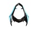 Carenados Moto Kawasaki Z800 2013-2018 - Azul Claro Negro Brillante Baratos