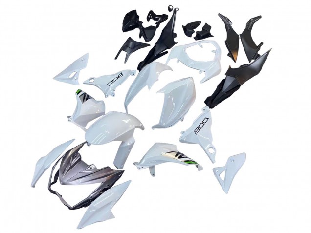 Carenados Moto Kawasaki Z800 2013-2018 - Blanco Verde Plata Negro Baratos