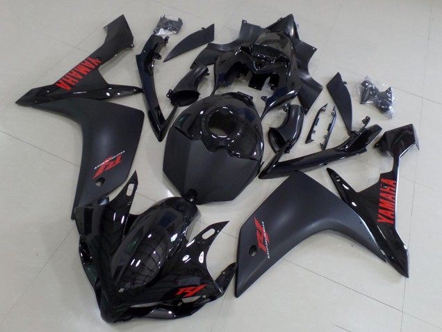 Carenados Moto Yamaha YZF R1 2007-2008 - Negro Brillante Negro Mate Rojo Baratos