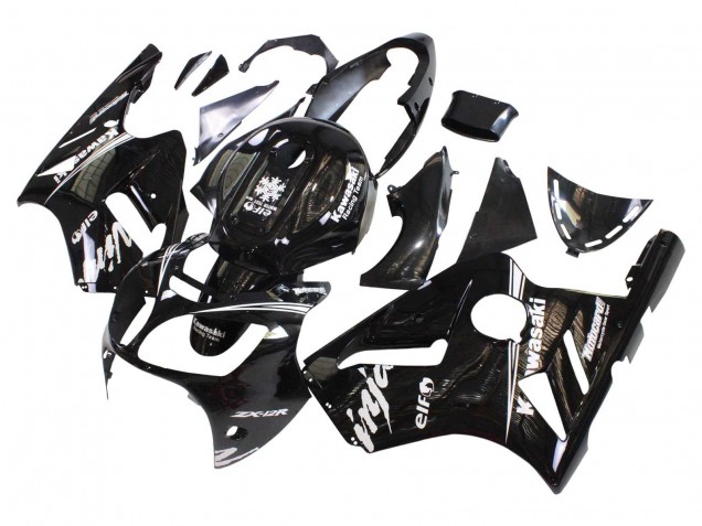 Carenados Moto Kawasaki ZX12R 2000-2001 - Negro Brillante Blanco Elf Nieve Baratos