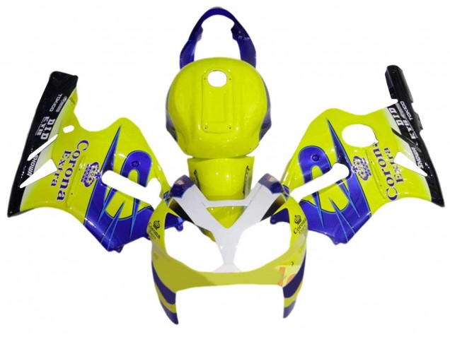 Carenados Moto Kawasaki ZX12R 2002-2006 - Amarillo Blanco Azul Corona Extra Baratos