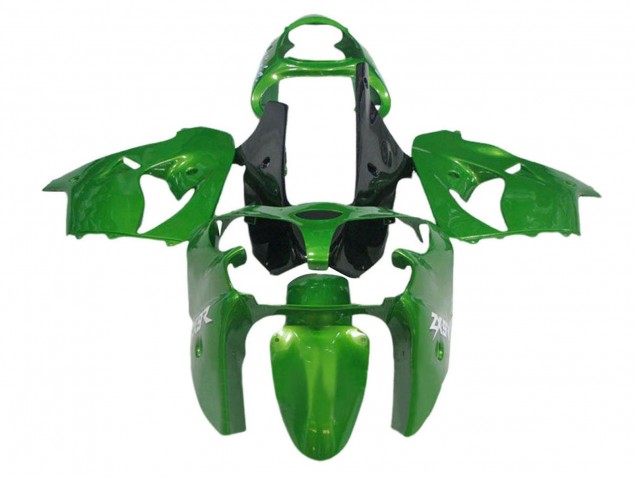 Carenados Moto Kawasaki ZX12R 2002-2006 - Verde Negro Baratos