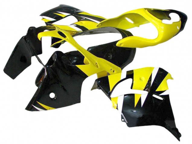 Carenados Moto Kawasaki ZX12R 2002-2006 - Amarillo Negro Baratos