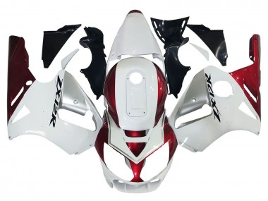 Carenados Moto Kawasaki ZX12R 2002-2006 - Blanco Rojo Negro Baratos
