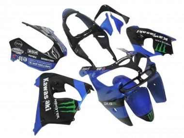Carenados Moto Kawasaki ZX12R 2002-2006 - Azul Negro Verde Blanco Elf Monstruo Baratos