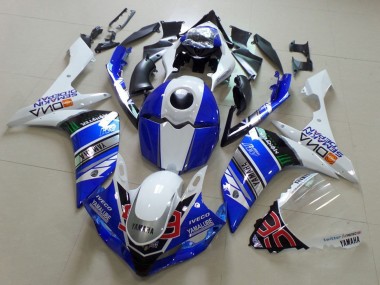 Carenados Moto Yamaha YZF R1 2007-2008 - Blanco Azul Negro Verde Monstruo Yamalube Baratos