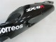 Carenados Moto Kawasaki ZX9R 2000-2001 - Negro Brillante Blanco West Baratos