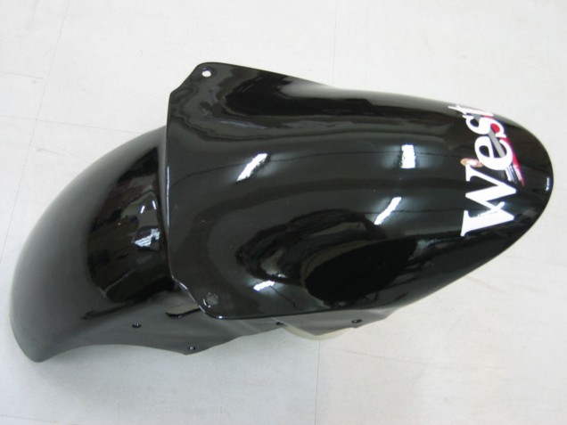 Carenados Moto Kawasaki ZX9R 2000-2001 - Negro Brillante Blanco West Baratos