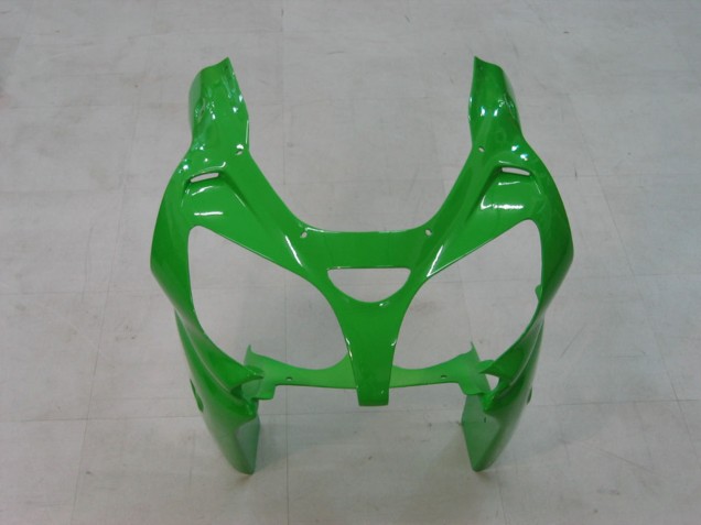Carenados Moto Kawasaki ZX9R 2000-2001 - Verde Plata Negro Baratos