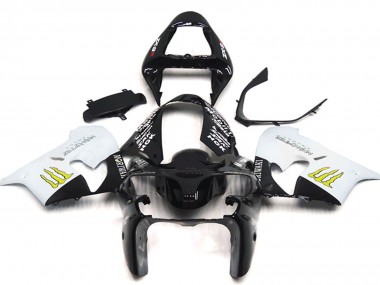 Carenados Moto Kawasaki ZX9R 2002-2003 - Blanco Negro Brillante Amarillo Monstruo Baratos