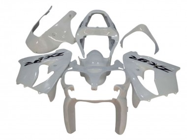 Carenados Moto Kawasaki ZX9R 2002-2003 - Blanco Negro Calcomanía Baratos