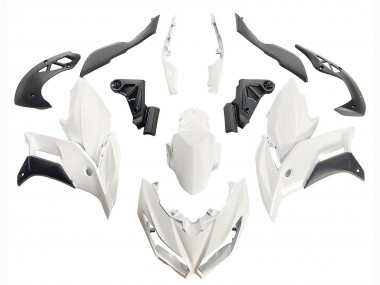 Carenados Moto Kawasaki Versys 650 2015-2021 - Blanco Negro Mate Baratos