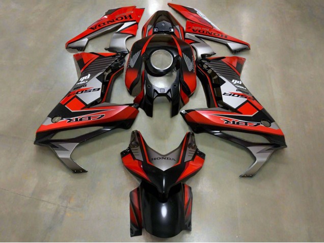 Carenados Moto Honda CBR650R 2019-2020 - Plata Rojo Negro Brillante Baratos