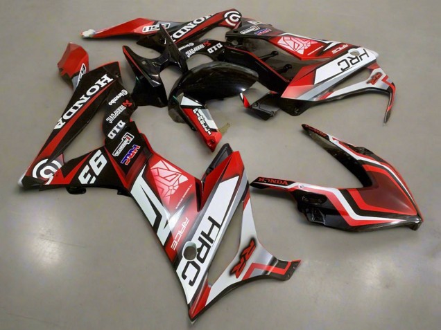 Carenados Moto Honda CBR650R 2019-2020 - Blanco Rojo Negro Brillante HRC Baratos