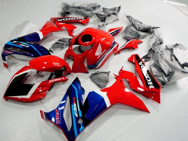 Carenados Moto Honda CBR650R 2019-2020 - Rojo Blanco Azul Negro Brillante HRC Baratos