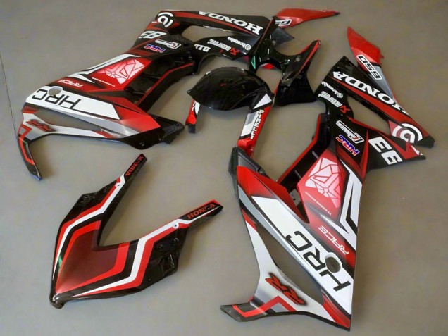 Carenados Moto Honda CBR650R 2021-2023 - Blanco Rojo Negro Brillante HRC Baratos