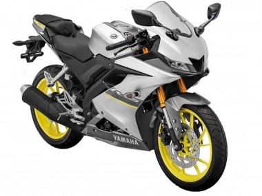 Carenados Moto Yamaha YZF R15 2018-2024 - Plata Mate Amarillo Baratos