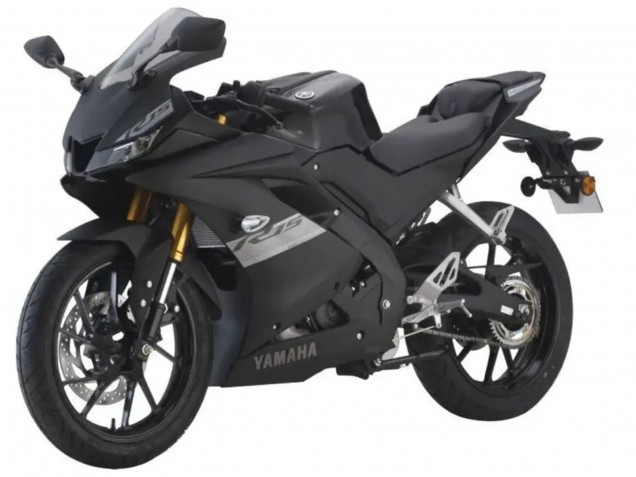 Carenados Moto Yamaha YZF R15 2018-2024 - Negro Mate Plata Baratos