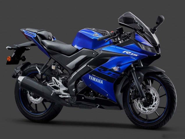 Carenados Moto Yamaha YZF R15 2018-2024 - Azul Negro Blanco Baratos