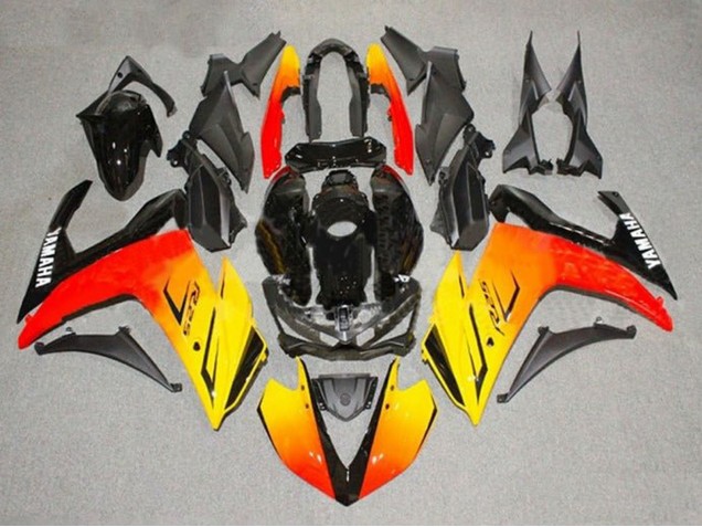 Carenados Moto Yamaha YZF R3/R25 2015-2018 - Amarillo Rojo Negro Baratos