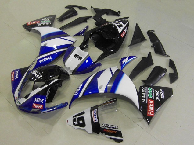 Carenados Moto Yamaha YZF R1 2009-2011 - Blanco Azul Negro Fimer Yamalube Baratos