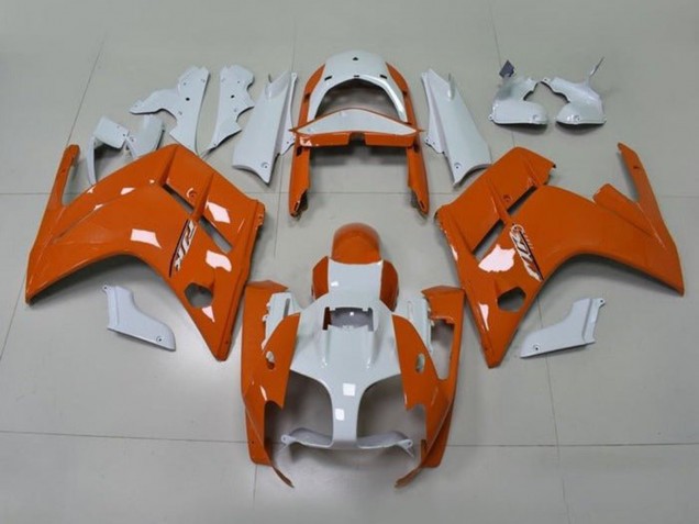 Carenados Moto Yamaha FJR1300 2007-2012 - Naranja Blanco Baratos