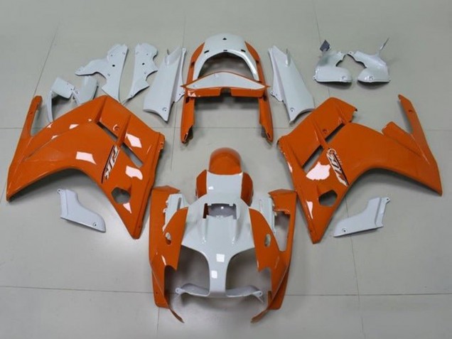 Carenados Moto Yamaha FJR1300 2013-2015 - Naranja Blanco Baratos