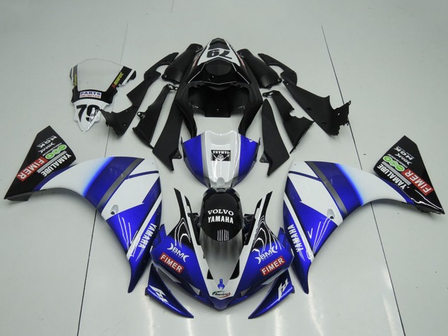 Carenados Moto Yamaha YZF R1 2009-2011 - Blanco Azul Negro Sterilgarda Baratos